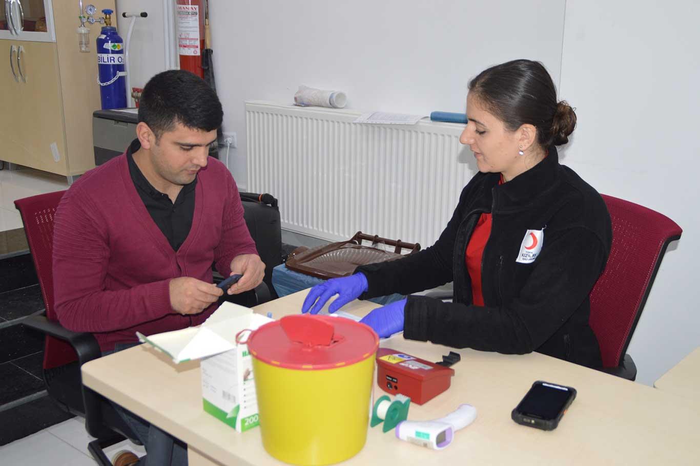 "Ağrı kan bağışı noktasında hassas"